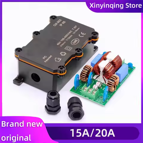 External lightning surge protection 110/220V AC EMI filter 15/20A anti-interference power Filtering 
