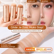 <8.23>SKINTIFIC Cover Smooth Blurring Full Coverag Foundation Stick bedak compact Cusion foundation 