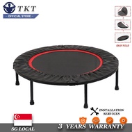 TK Foldable Trampoline 48/40-inch 4 Folds With Handrail Or Non Handrail And With Enclosure Net Kids &amp; Adult