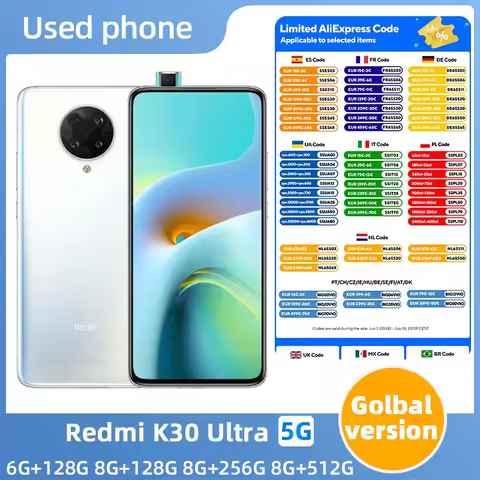 Redmi K30 Ultra 5G Android 6.67 inch RAM 6GB ROM 128GB 64MP Camera in Good Condition used phone