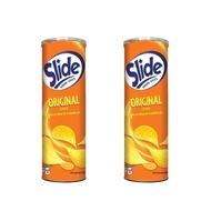 Combo 02 lon Bánh lát snack khoai tây Slide vị tự nhiên 150g - ANNA
