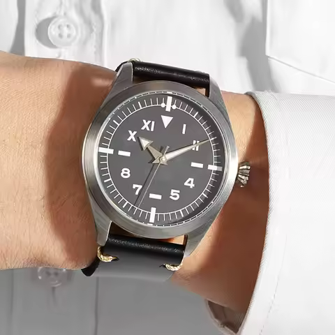 California Dial Watch Men Mechanical Movement Automatic Wristwatch Field Timepiece Man Clock Miyota 