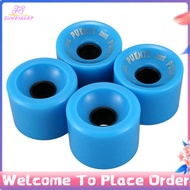 PUENTE 4Pcs Cruiser Skateboard Wheels PU Wheels Long Board Cruiser Wheels with ABCE-9 Bearings