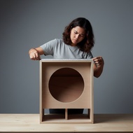 Planar Subwoofer Speaker Box 8, 10, 12, 15 Inch Semi Meranti Material - Field Horeg Speaker Box