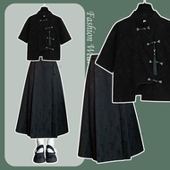 Taoyuan Shipment Ming Made Hanfu Horse Face Skirt Chinese Style Hanfu Horse Face Skirt Mid-Length Sk