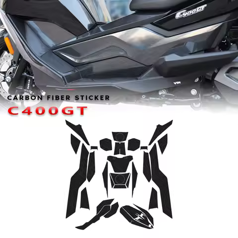 For BMW C400GT C400 GT Motorcycle Body Thickened Anti Scratch Resistant Skid Rubber Protective Decal