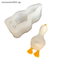 [ER] 3D Cute Duck Form Silicone Mold DIY  Plaster Soap Resin Mould Handmade Baking Chocolate Cake Mo