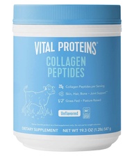 Vital Proteins Collagen Peptides Powder unflavored คอลลาเจน กระปุกใหญ่ 547g
