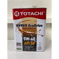 (oil change provided)Totachi 5W40 fully synthetic engine oil minyak engine minyak hitam