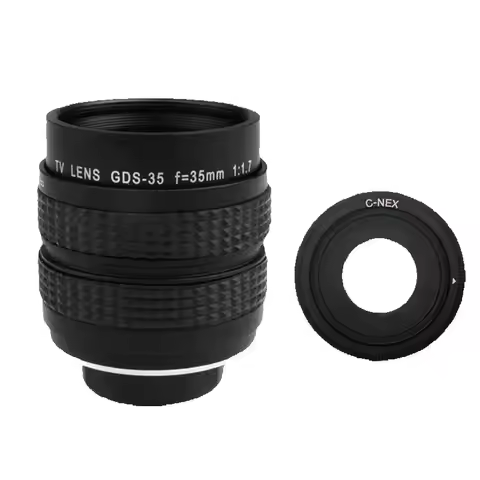 GloryStar 35mm F1.7 CCTV TV Movie lens C Mount to Sony E:NEX3 NEX-C3 NEX-F3 NEX5 NEX5N NEX5R NEX5T N