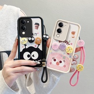 vivo y04 case vivo y29s 5g case Handmade leather patterned phone case