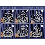 PAGEANT CROWN SILVER 4.5 INCHES