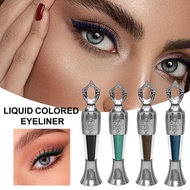 Colored Eyeliner Liquid Eyeliner Neon Colored Waterproof Face Long-lasting Makeup Paint Q0a1