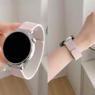 18mm 20mm 22mm สายแม่เหล็กซิลิโคนลายหนังเท็กซ์เจอร์ - เข้ากันได้กับ Samsung Galaxy Watch 6 5 4 40mm 