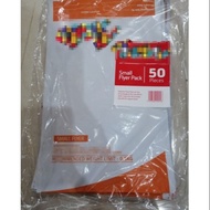 Flyer plastik untuk postage with pocket