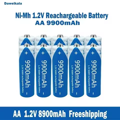 2024-batería recargable para pistola de temperatura,pila AA de 1,2V,2500mAh, Ni-MH,para ratón de jug