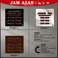 Jam Azan Digital Muslim Wall Table Digital Azan Clock Jam Dinding and table Included Adapter