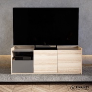 RINA HEY BERT/150 ชั้นวางทีวี ชั้นวาง โต๊ะวางทีวี ตู้วางทีวี TV stand W150 x D45 x H56 cm - ธรรมชาติ