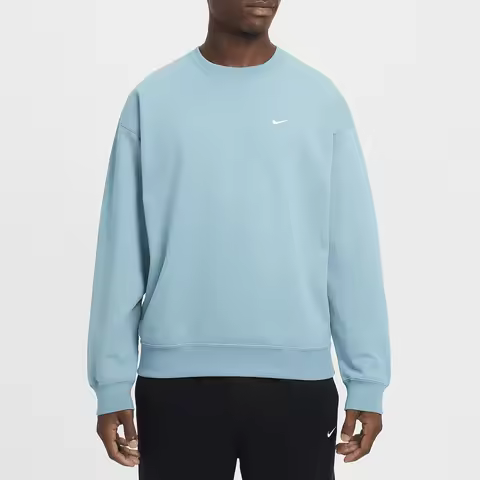 Nike genuine Solo Swoosh Men's Loose Casual Warm Sweatshirt DX1361-464