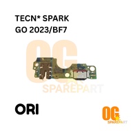 ORIGINAL CHARGER BOARD PCB CHARGER CONNECTOR CHARGER CONNECTOR BOARD+C/C+MIC+HF TECNO SPARK GO 2023/