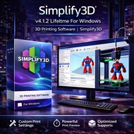 Simplify3D v4.1.2 Lifetime For Windows 3D Printing Slicer Software (64-Bit)