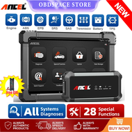 เครื่องสแกนเนอร์ Ancel X6 / X7 OBD2 Scanner แบบเต็มระบบ 2023 สแกน CVT การปรับตัว IMMO DPF SAS ABS EP