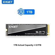 EAGET SP7 SSD M.2 2280 NVME PCIe Gen4.0*4 Internal Solid State Drive For PC Desktop&Laptops (Read 74