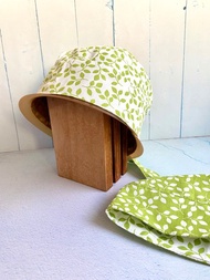 小葉子雙面頭巾帽 手術帽 料理帽 工作帽 化療帽 烘焙帽