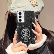 YBD Phone Case For Samsung Galaxy A52 A23 A32 4G 5G A53 A52S M13 M23 F23 4G Rotating USD Bracket Gli