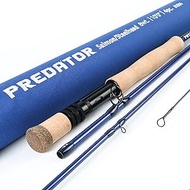 M MAXIMUMCATCH Maxcatch Predator Saltwater Fly Fishing Rod: 9ft, 4-Piece, 8/9/10/12 Weight (Predator