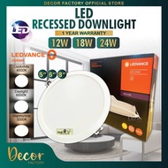 OSRAM LEDVANCE LED Downlight 5 inch 12W / 6 inch 18W / 8 inch 24W Recessed Downlight Lampu Downlight