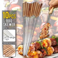Stainless Steel BBQ Skewer Stick Barbecue Rod/ BBQ Metal Kebab Sticks