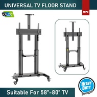 **Heavy Duty**KALOC TV Floor Stand Bracket Mounted Trolley TV Stand With Wheels Mobile TV Cart for T