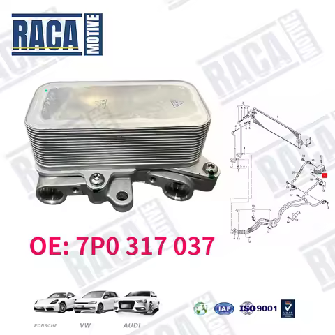 For VW Touareg 3.2L V6 V8 02-06 Audi Q7 3.0 4.2 07-15 Porsche Cayenne 92A Transmission Radiator Oil 