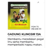 Air Mancur Serbuk Gadung Klingsir (10 Sachet @7Gr)