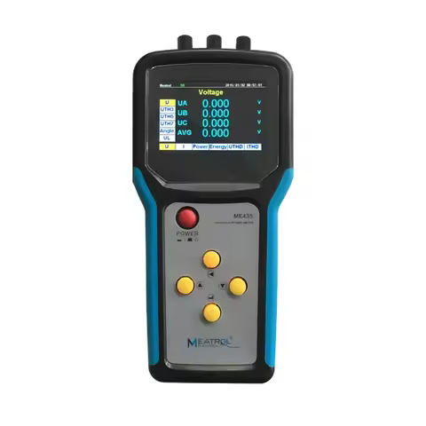 100A-6000A Handheld ME435 Three Phase Data Logger Digital Recorder Energy Meter