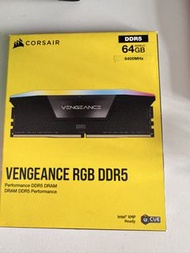 Corsair Vengeance RGB DDR5 64GB 記憶體