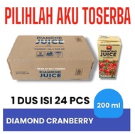 DIAMOND JUICE CRANBERRY Jus Cranberry 200 ml - ( HARGA 1 DUS )