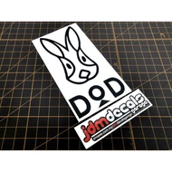 DOD Camping Vinyl Sticker