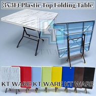 KT WARE 3x3 3V Folding table meja lipat plastic table study table square table outdoor table MEJA MA
