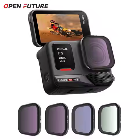 Camera Lens Filter Set for Insta360 Ace Pro 2 Ace Pro UV CPL Night ND 1/4 Black Mist Filters for Ins