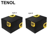 TENOL Jump Box Plyometric Box Exercise Box Training Box Step Box with Comfortable Padding for Fitnes