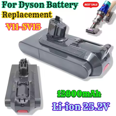 25.2V 12800mAh Click-in Battery for Dyson V11 V15 Vacuum Cleaner SV22 SV28 SV29 V15 Absolute SV15 SV