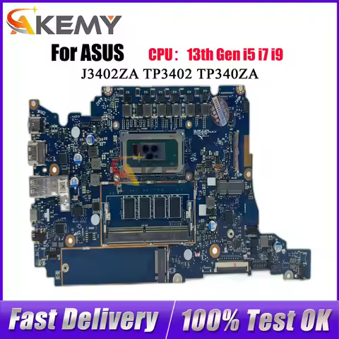 TP3402VA Laptop Motherboard For ASUS VivoBook Flip TP340ZA J3402ZA TP3402 R3402ZA Mainboard With 13t