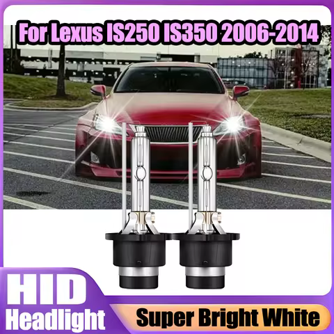 2PCS HID Car Lights Super Bright White Plug And Play D4S Xenon Headlight 6000K 12V Xenon Lamps For L