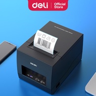 Deli 2 in 1 Wireless Bluetooth Thermal Barcode Printer - Compatible with iOS & Android Label Receipt