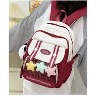 Japanese Style Ita Backpack Large Capacity Backpack Student School Bag Cute Travel Backpck Transpare