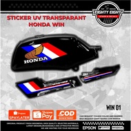 Honda Win Transparent Uv striping Sticker customDesign 01
