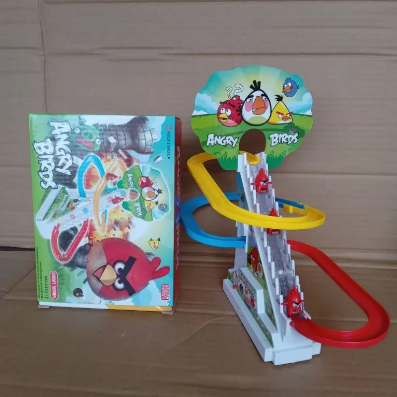 Mainan Anak Seluncur Tangga Music Angry Bird / Slide Angry Bird / Track Racing Seluncur Angry Bird
