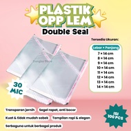 Double Seal Glue Opp Plastic Thickness 7X14 8X14 9X14 10X14 11X14 12X14 13X14 14X14 contents 100 pcs
